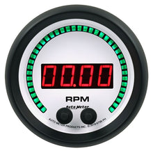 Load image into Gallery viewer, AutoMeter 85.7mm White 0-16K RPM Tachometer Phantom Elite Digital Gauge (6798-PH)