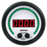 AutoMeter 85.7mm White 0-16K RPM Tachometer Phantom Elite Digital Gauge (6798-PH)