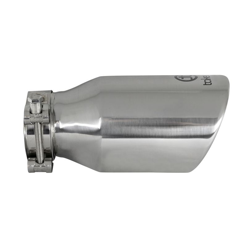 Takeda 304 Stainless Steel Clamp-on Exhaust Tip Polished (49T25404-P08)