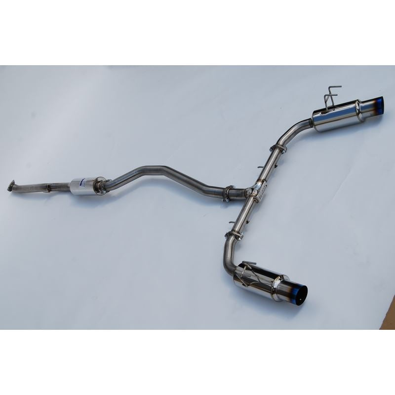 Invidia 70mm N1 Cat Back Exhaust - Burnt TI Tips for 2022+ Honda Civic Si (1.5T) (HS22HS4GD1STL)