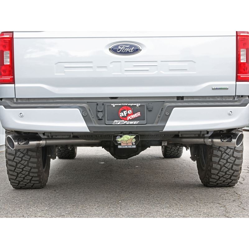 aFe Vulcan Series 3 IN 304 Stainless Steel Cat-Back Exhaust System w/Polished Tip for 2021-2021 Ford F-150(49-33126-P)