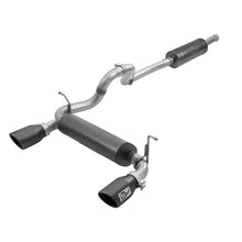 Load image into Gallery viewer, aFe Rebel Series 2-1/2 IN 304 Stainless Steel Cat-Back Exhaust System w/ Black Tips (49-38066-B)