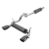 aFe Rebel Series 2-1/2 IN 304 Stainless Steel Cat-Back Exhaust System w/ Black Tips (49-38066-B)