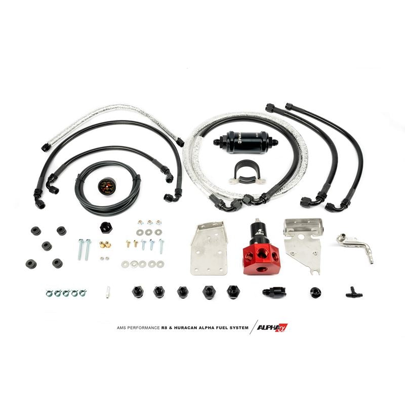 AMS R8/Huracan ALPHA Fuel System - Fuel Pressure Regulator + Fuel Line Kit (ALP.37.07.0003-1)