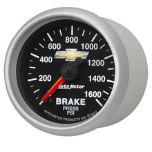 Load image into Gallery viewer, AutoMeter Performance Parts 52mm 0-1600 PSI Brake Pressure COPO Camaro Gauge Pack (880450)