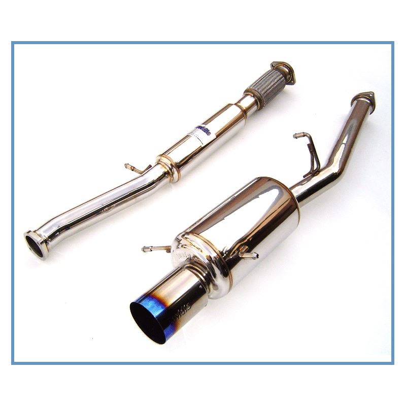 Invidia 02+ WRX/STi 76mm G200 Titanium Tip Cat-back Exhaust (HS02SW1G2T)