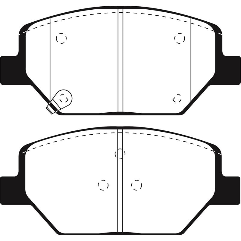 EBC Redstuff Ceramic Low Dust Brake Pads (DP33065C)