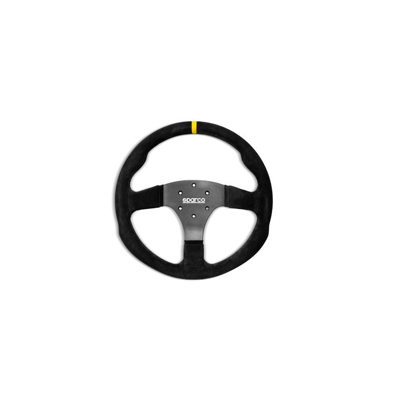 Sparco Steering Wheel R350B w/ button Leather (015R350PLO)