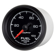 Load image into Gallery viewer, AutoMeter ES 52mm 0-100 PSI Fuel Pressure Gauge (5963)