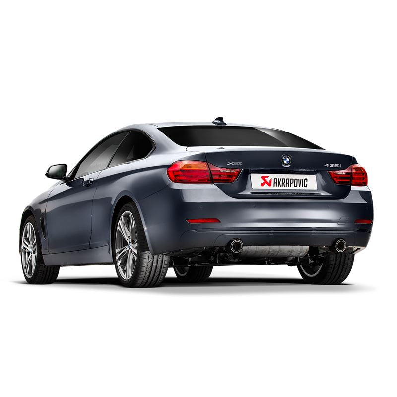 Akrapovic 12-15 BMW 335i (F30 F31) Evolution Line Cat Back (SS) w/ Carbon Tips (Req. Link Pipe) (MTP-BM/SS/1H)