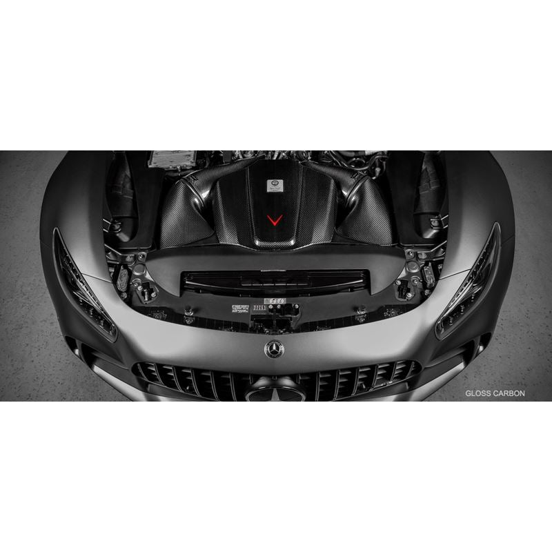 Eventuri Mercedes C190 R190 AMG GT Black Carbon Intake + Engine Cover - GLOSS  (EVE-AMGGT-CF-INT)