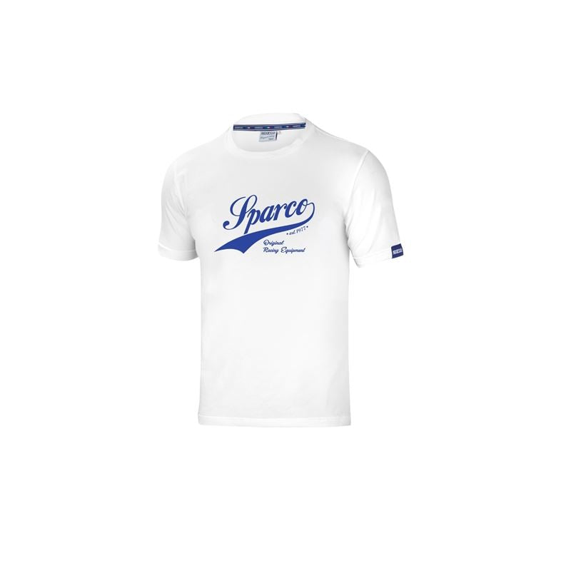 Sparco T-Shirt Vintage White/Grey/Navy (01326BI)