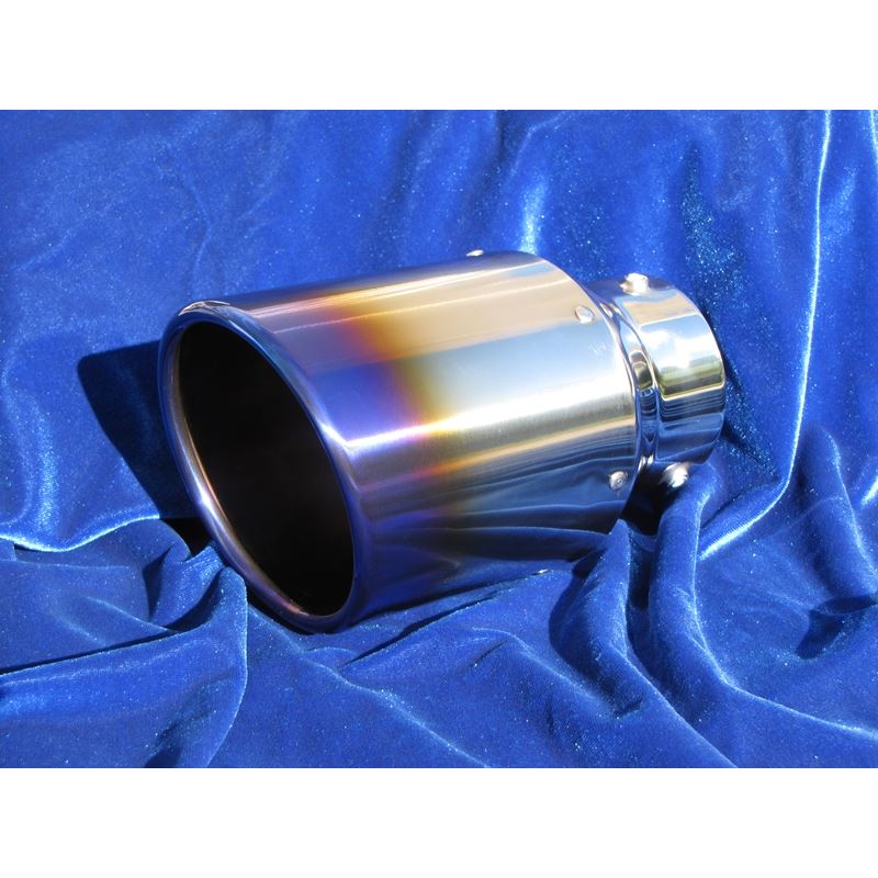 Motordyne Premium Ti Blu Rolled Exhaust Tip (MD - 4.5 BR)