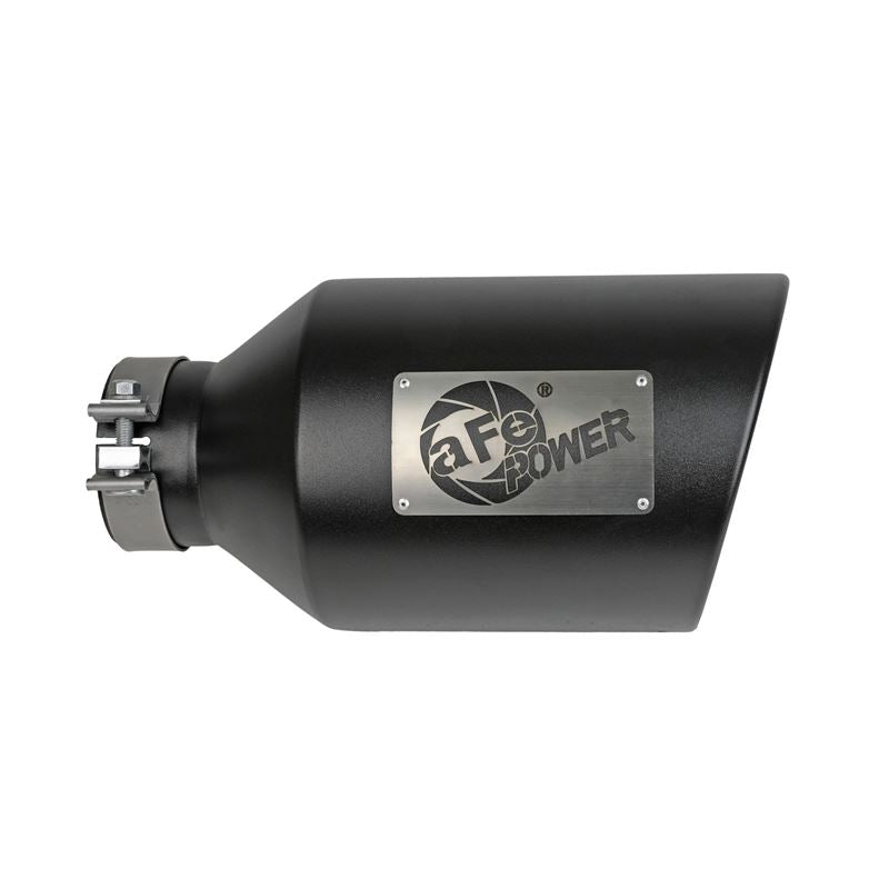 afe MACH Force-Xp 409 Stainless Steel Clamp-on Exhaust Tip Black (49T40801-B15)