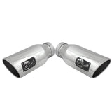 aFe MACH Force-Xp 304 Stainless Steel Clamp-on Exhaust Tip Polished (49T40606-P15)