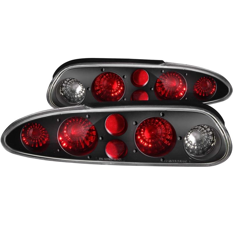 ANZO USA 1993-2002 Chevrolet Camaro Taillights Black (221013)