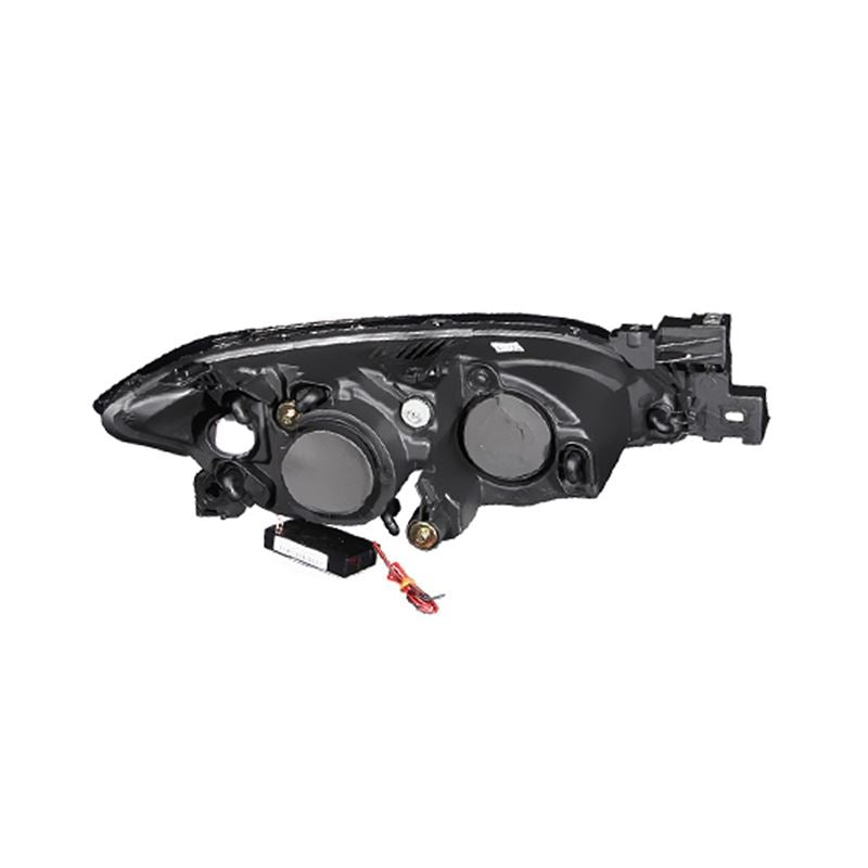 ANZO USA 2004-2008 Mazda 3 Projector Headlights w/ Halo Black (CCFL) (121228)