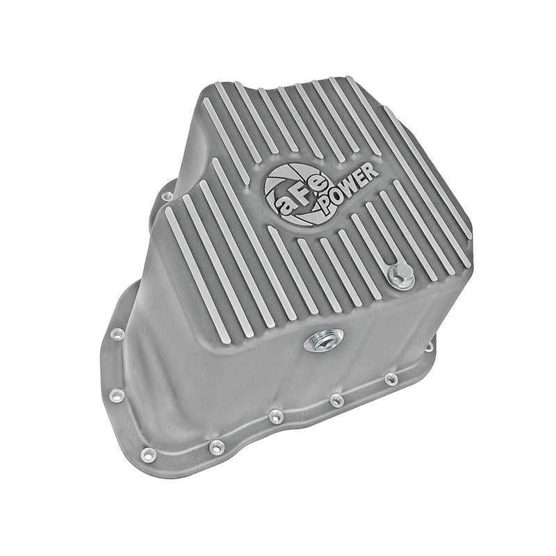 aFe Street Series Engine Oil Pan Raw w/ Machined Fins (46-70340)