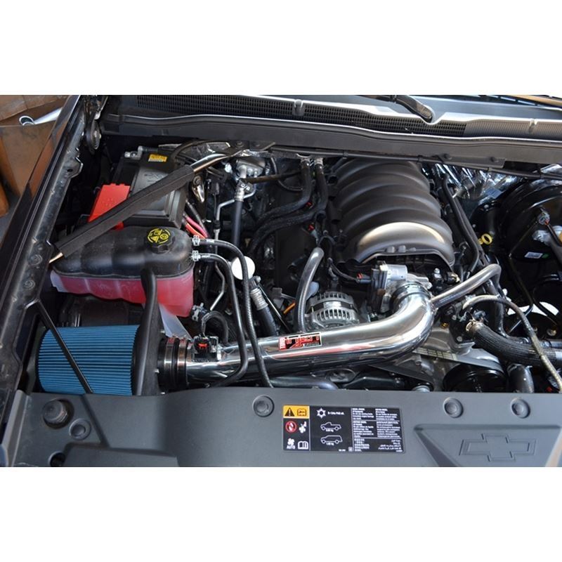 Injen 14 Chevy Silverado/GMC Sierra P/U 5.3L Wrinkle Black Short Ram Intake w/ MR Tech and Heat Shie (PF7064WB)