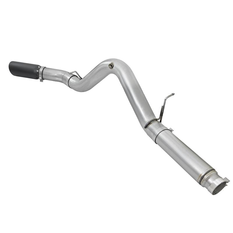 aFe ATLAS 5 IN Aluminized Steel DPF-Back Exhaust System w/Black Tip (49-04081-B)