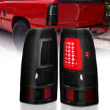 ANZO USA Tail Light Assembly, LED, Smoke Lens, Black, Pair, (311331)