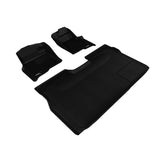 3D Maxpider KAGU Floor Mat, BLACK, 1ST ROW/2ND ROW (L1FR07201509)