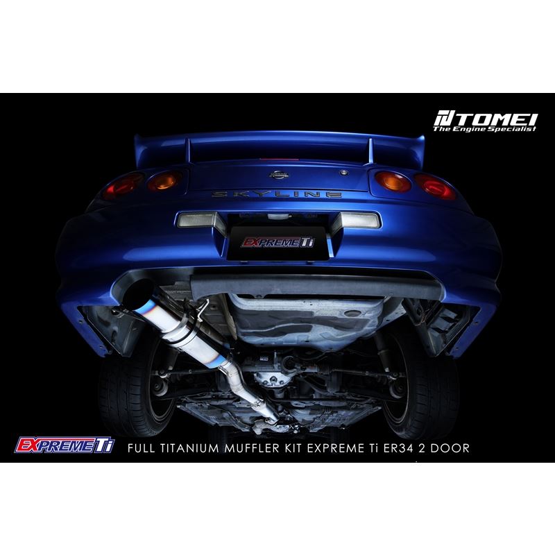 Tomei Full Titanium Muffler Kit Expreme Ti ER34 2 Door (TB6090-NS06A)