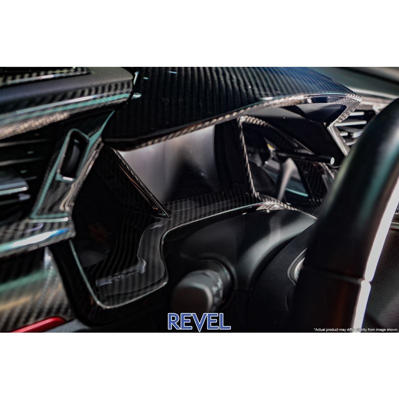 Revel Gt Dry Carbon Dash Cluster Cover 2016-2018 Honda Civic 1 Pc (1TR4GT0AH06)