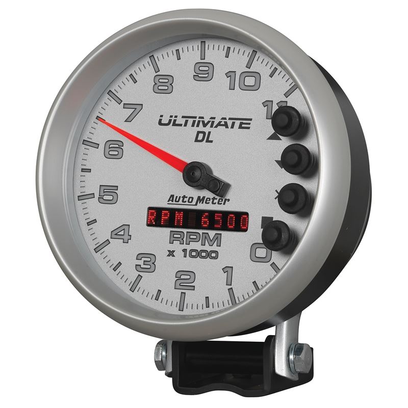 AutoMeter 5 inch Ultimate DL Playback Tachometer 11000 RPM - Silver (6895)