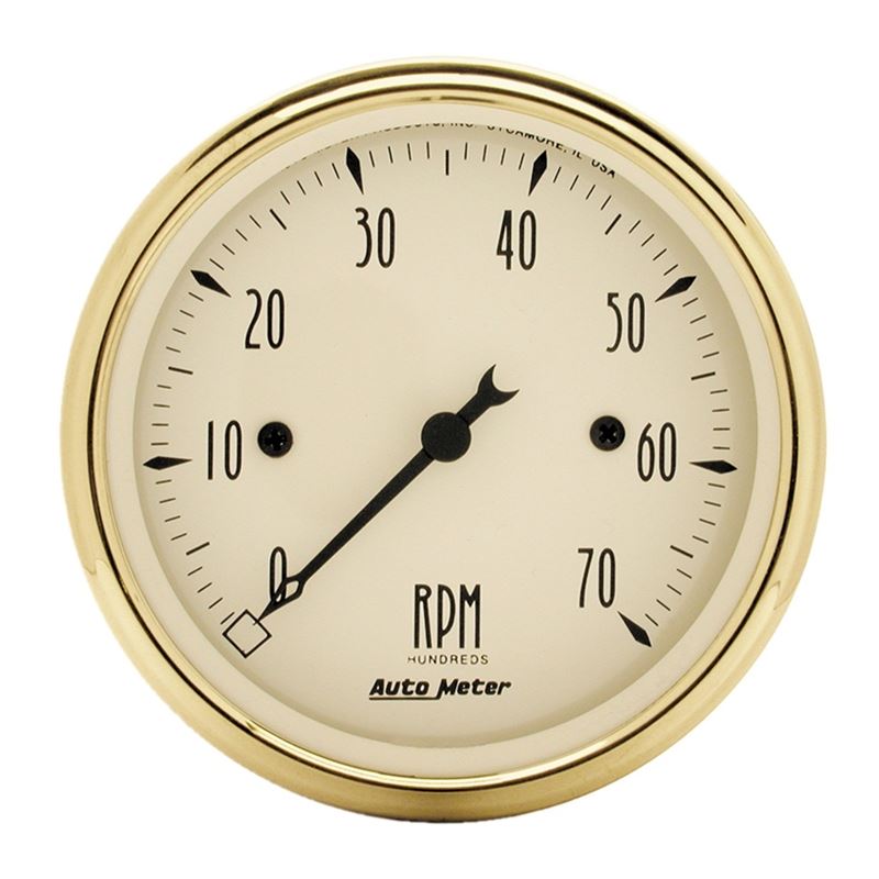 AutoMeter Golden Oldies 3-1/8in 0-7k Tachometer Gauge (1595)