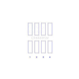 King Engine Bearings Connecting Rod Bearing Set for 2011-2022 Kia Sportage (CR4668SM)