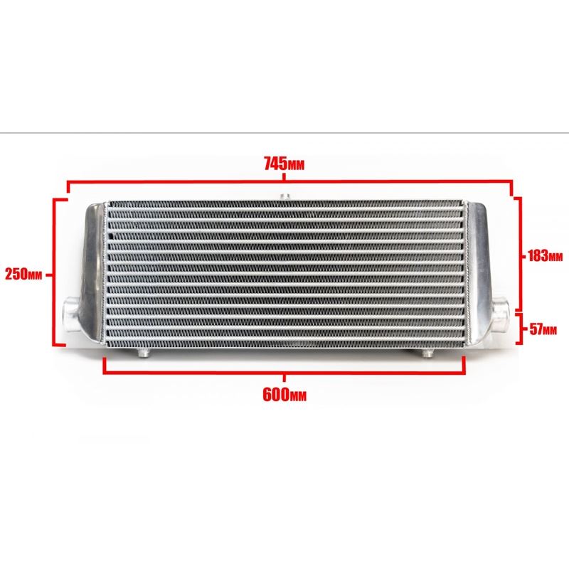 GReddy UNIVERSAL INTERCOOLER SPEC TYPE-28, MID 60mm INLET/OUTLET (12001415)