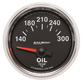 AutoMeter GS 52mm 140-300 Deg F Short Sweep Electronic Oil Temperature Gauge (3848)