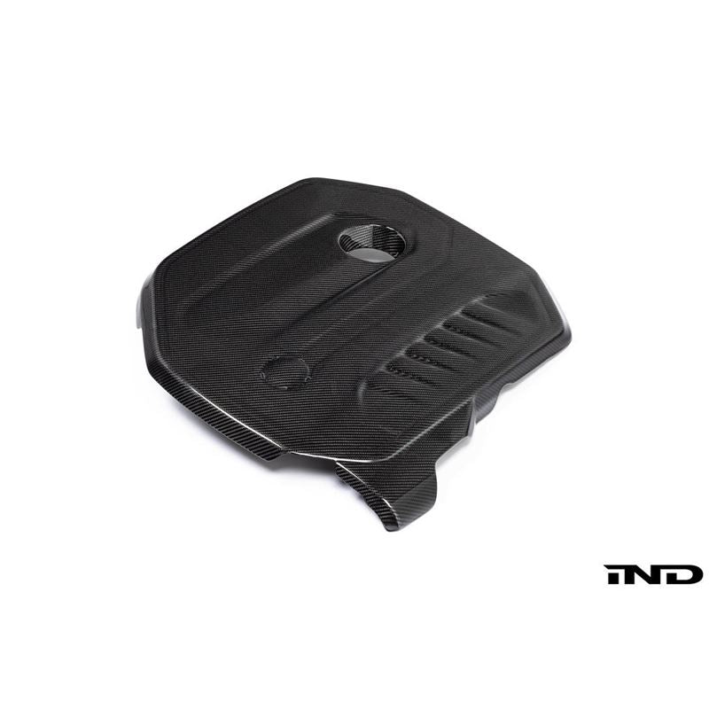 Eventuri BMW F20 M140i, F22 M240i, F30 M340i B58 Black Carbon Engine Cover (EVE-B58F-CF-ENG)