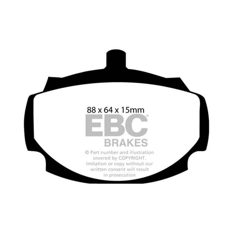 EBC Greenstuff 2000 Series Sport Brake Pads (DP2107)