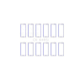 King Engine Bearings Connecting Rod Bearing Set for 1973-1974 AM General FJ8 (CR 648SI 001)