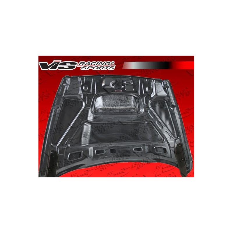 VIS Racing SRT Style Black Carbon Fiber Hood (94DGRAM2DSRT-010C)