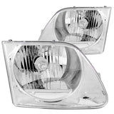 ANZO USA 1997-2003 Ford F-150 Crystal Headlights Chrome (111030)