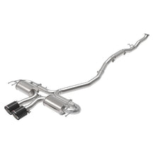 Load image into Gallery viewer, Takeda 3 IN 304 Stainless Steel Cat-Back Exhaust System w/ Carbon Fiber Tips (49-36624-C)