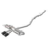 Takeda 3 IN 304 Stainless Steel Cat-Back Exhaust System w/ Carbon Fiber Tips (49-36624-C)