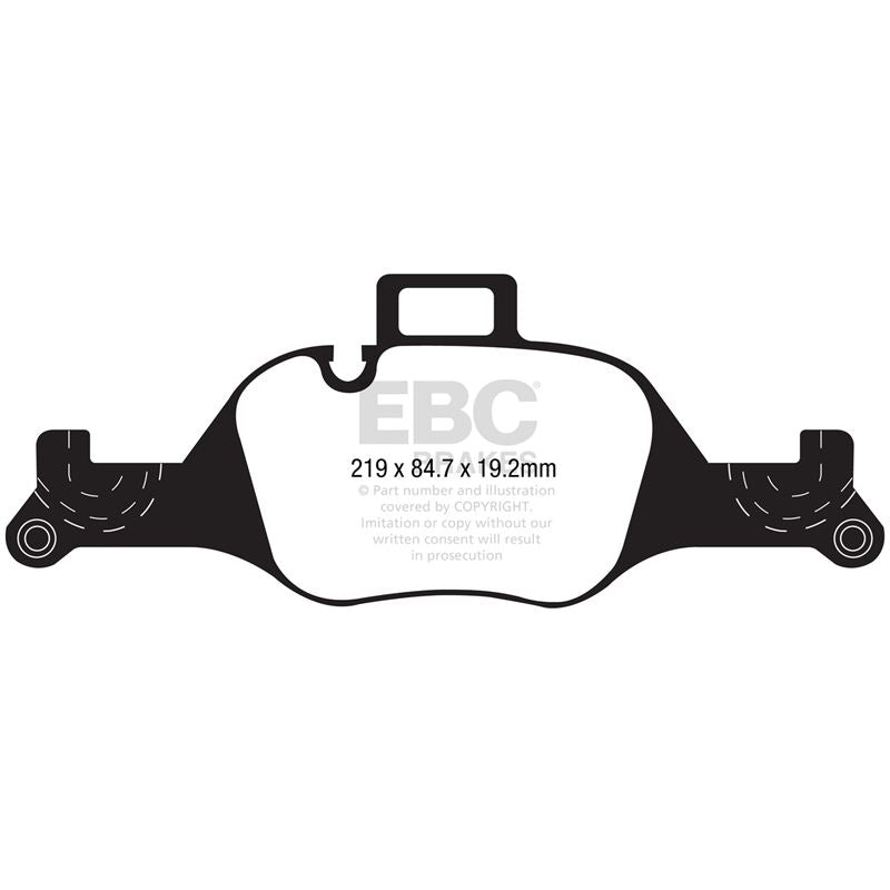 EBC Greenstuff 2000 Series Sport Brake Pads (DP22289)