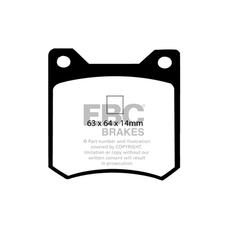 EBC Redstuff Ceramic Low Dust Brake Pads (DP3162C)