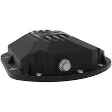 Load image into Gallery viewer, aFe Pro Series Dana 30 Front Differential Cover Black w/ Machined Fins and Gear Oil (46-71131B)