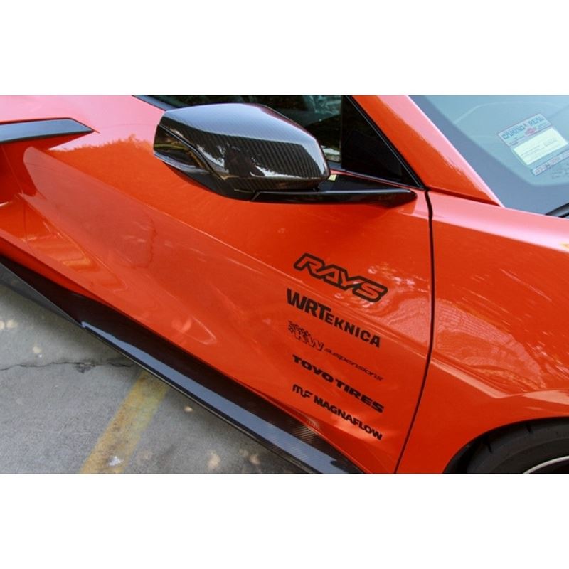 APR Performance Chevrolet Corvette C8 Side Rocker Extensions/ Side Skirt 2020-2023 (FS-208005)