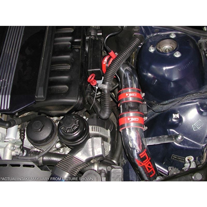 Injen 99-00 BMW 323 E46 2.5L/328 E46 2.8L / 01 325 2.5L Black Cold Air Intake **SPECIAL ORDER** (RD1110BLK)