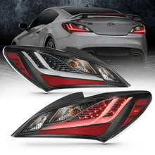 Load image into Gallery viewer, ANZO USA Tail Light Assembly LED Black Housing Dark Smoke Lens Pair (321347)