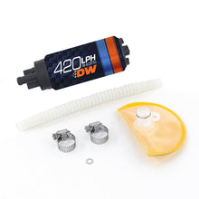 Load image into Gallery viewer, Deatschwerks DW420 Series 420lph In-Tank Fuel Pump w/ Install Kit For Mazda RX-8 04-08 (9-421-1019)