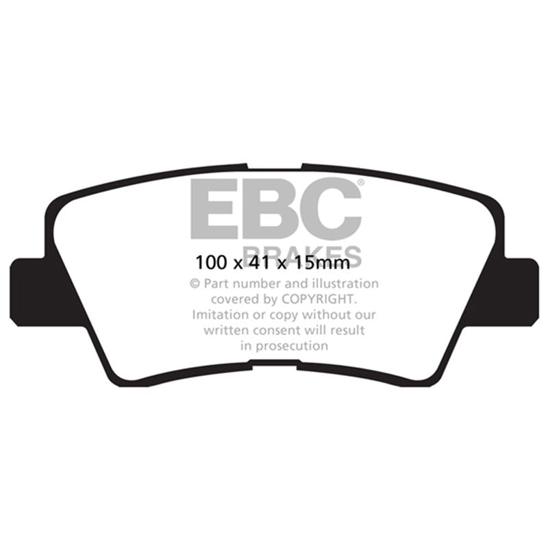 EBC Redstuff Ceramic Low Dust Brake Pads (DP32031C)