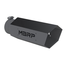 Load image into Gallery viewer, MBRP Exhaust Black Coated Hexagon Tip (T5165BLK)