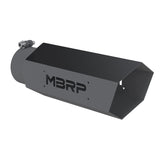 MBRP Exhaust Black Coated Hexagon Tip (T5165BLK)